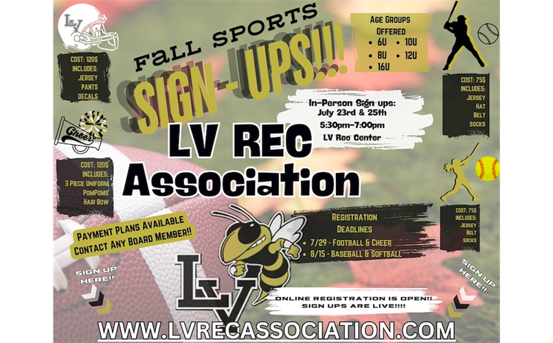 Fall Sports Sign Ups